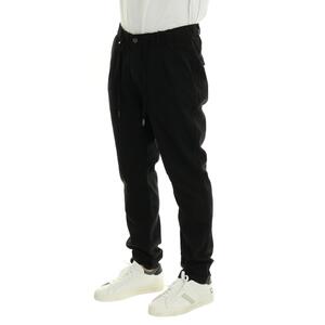 PANTALACCIO IN LINO NERO